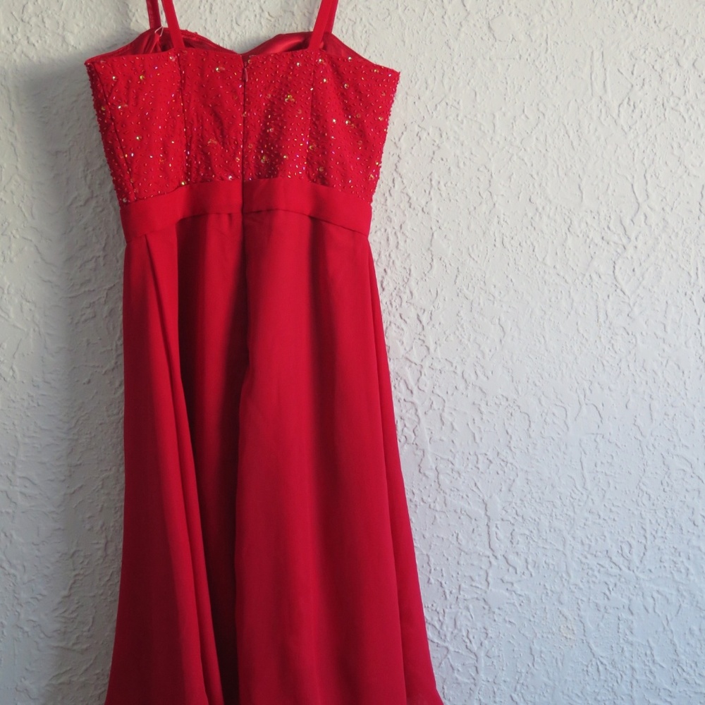 Formal Red Dress - Picture 4 of 4